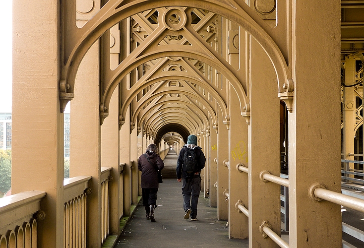 Newcastle, bridge over river Tyne