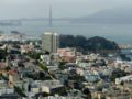 From Coit Tower with Golden Gate bridge