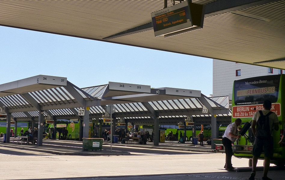 Bus-station at Kaiserdamm