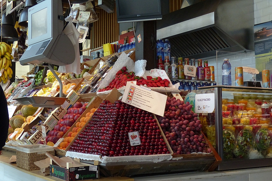 Cherries etc. at Mercado de San Miguel