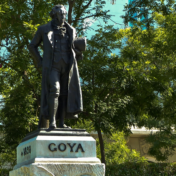 Goya statue