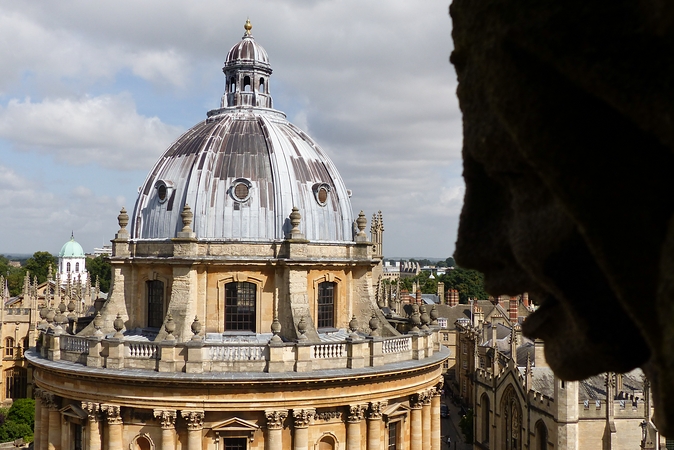 Oxford; View from St. Mary's Church to 'Radcliffe Camera' (1748)