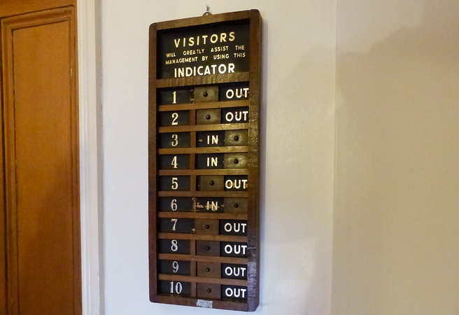 Bath, 'Indicator' at our Bed & Breakfast